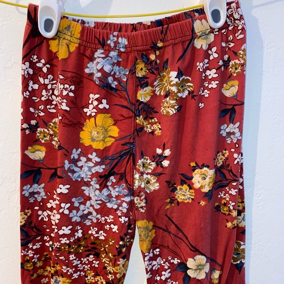 Super Soft Leggings Small Japanese Garden Floral Full Length - Picture 3 of 12